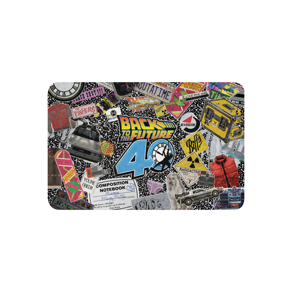Back to the Future 40th Anniversary Notebook Sherpa Blanket