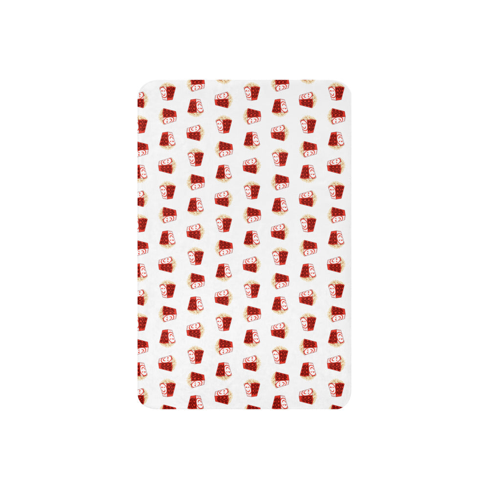 Cinemark Sherpa Blanket Popcorn 37 in x 57 in