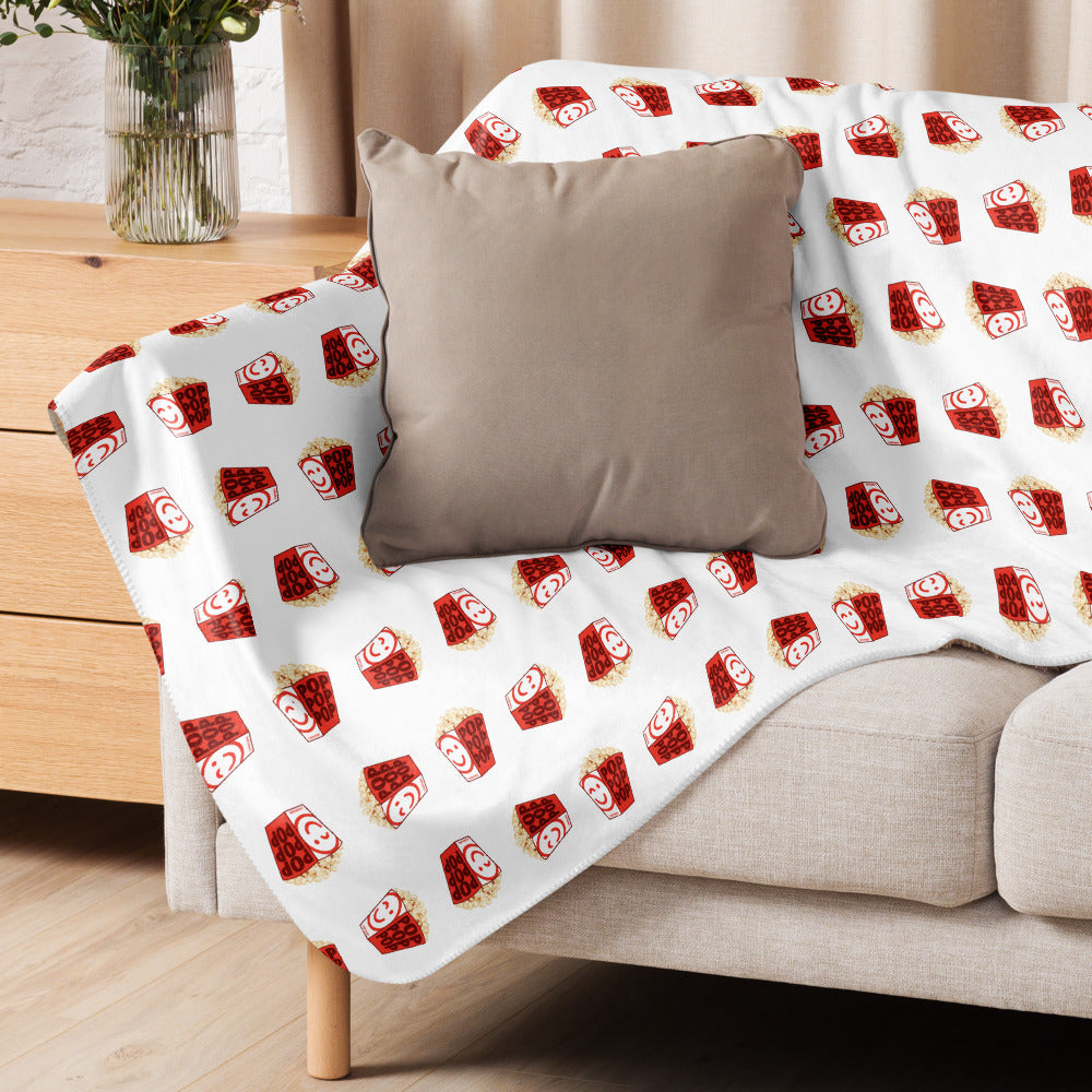 Cinemark Sherpa Blanket Popcorn