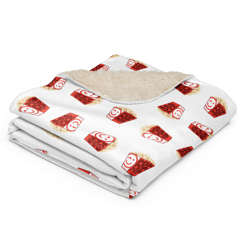 Cinemark Sherpa Blanket Popcorn