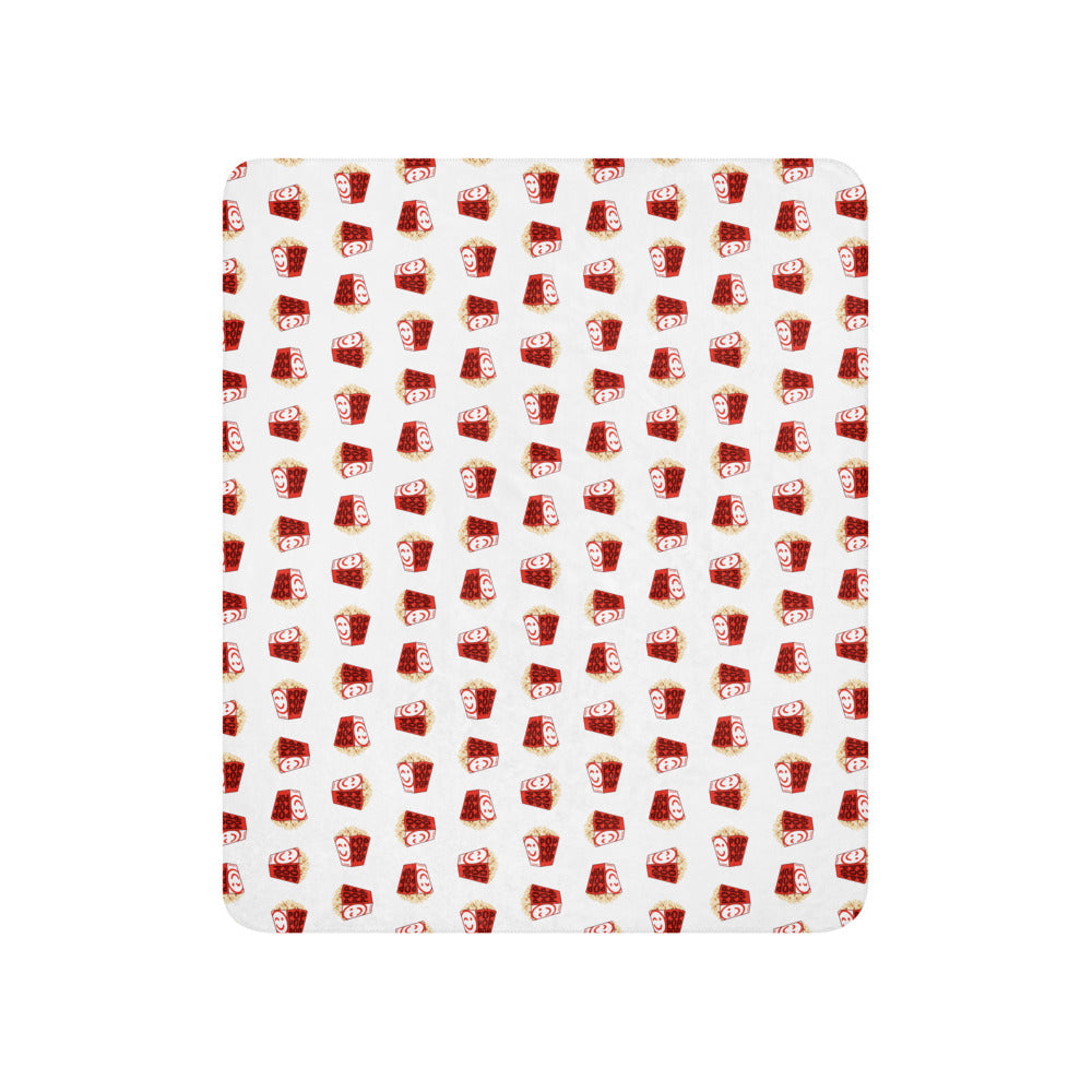 Cinemark Sherpa Blanket Popcorn 50 in x 60 in