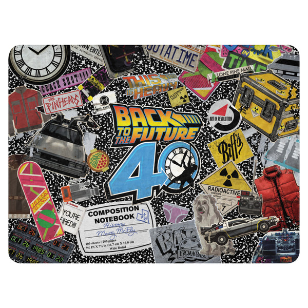 Jun Oson Back to the Future シルクスクリーン sublimated-sherpa-blanket-tan-