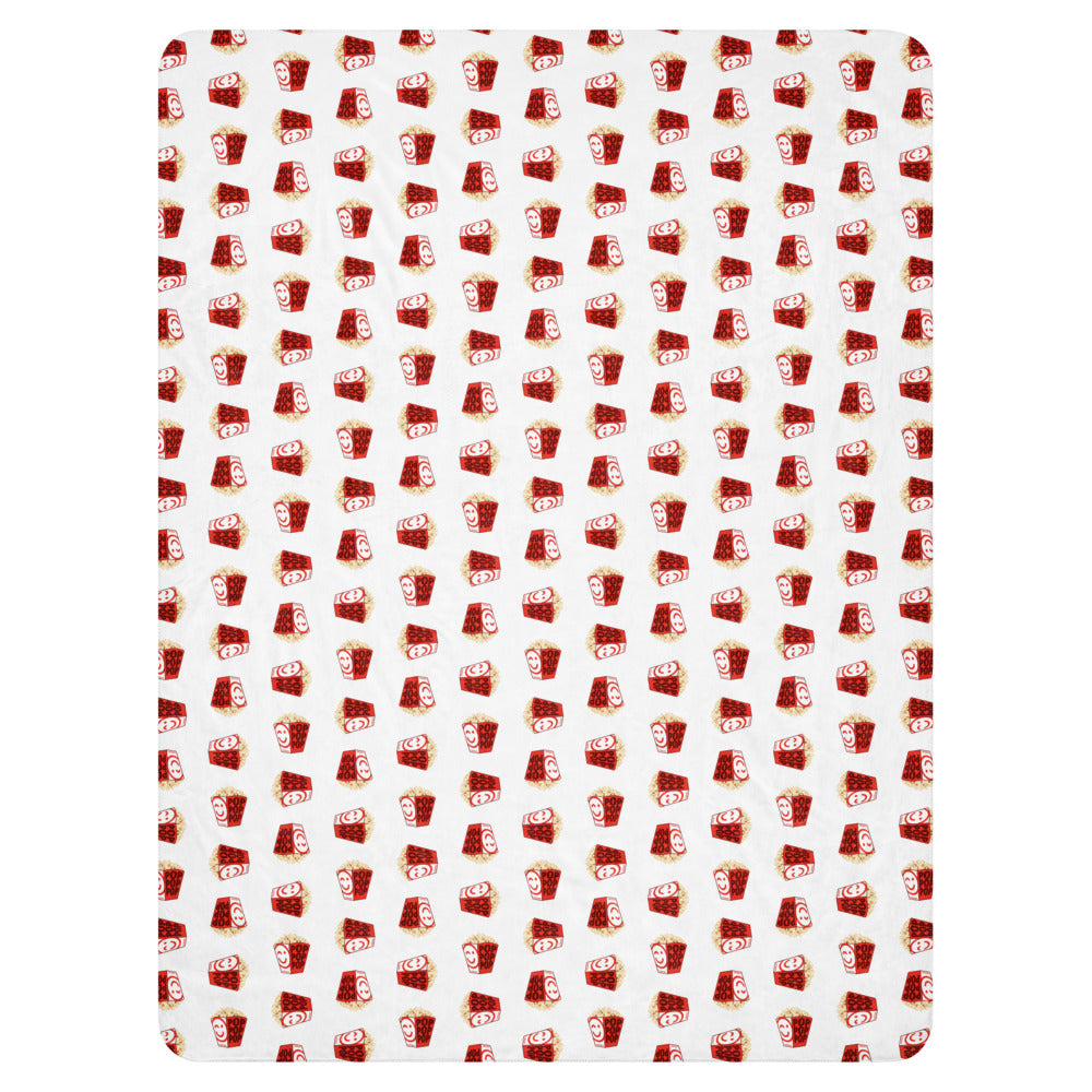 Cinemark Sherpa Blanket Popcorn 60 in x 80 in