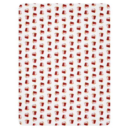 Cinemark Sherpa Blanket Popcorn 60 in x 80 in