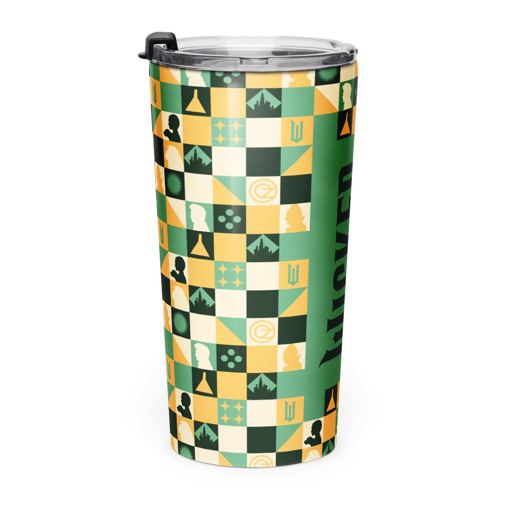 Wicked: For Good Checkered Pattern Stainless Steel Tumbler