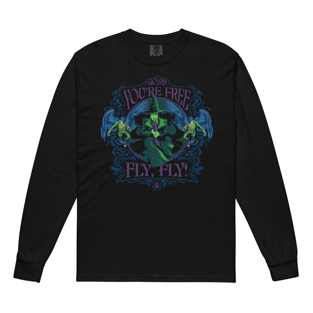 Wicked: For Good Long Sleeve Shirt "You're Free" Black