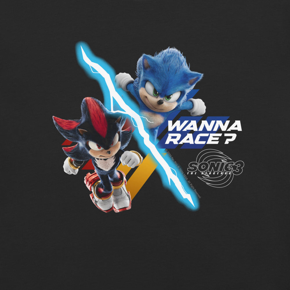 Sonic the Hedgehog 3 Wanna Race? T-Shirt