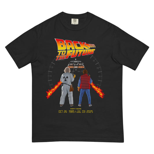 Back to the Future Comfort Colors T-Shirt Black