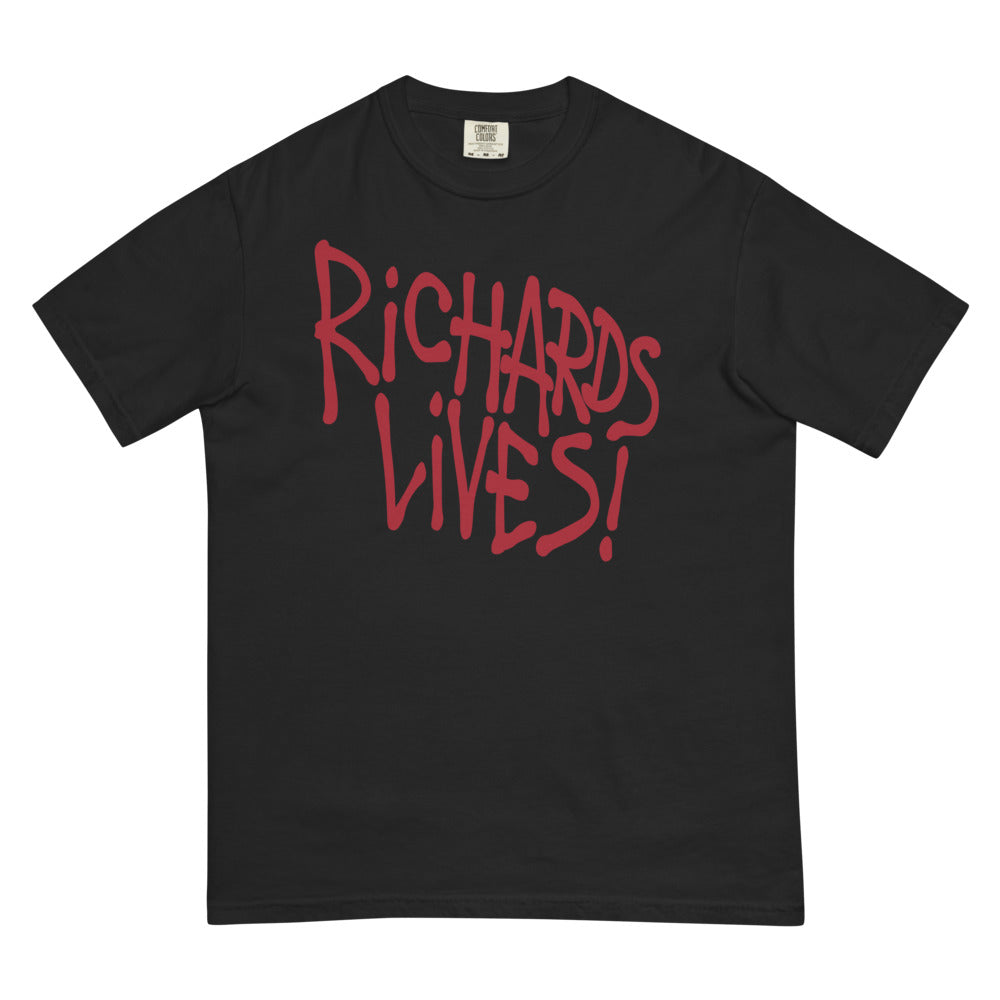 The Running Man T-Shirt "Richards Lives!" Black