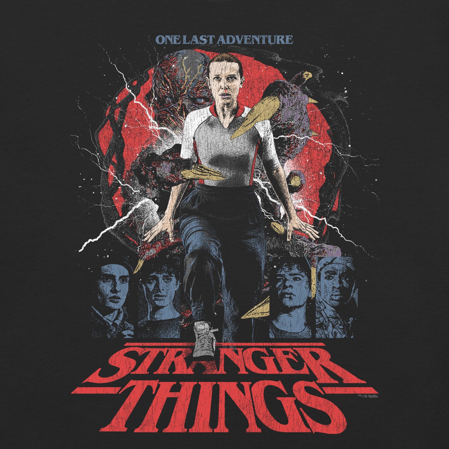 Stranger Things T-Shirt Comfort Colors Rucking Fotten x Upside Down Pictures