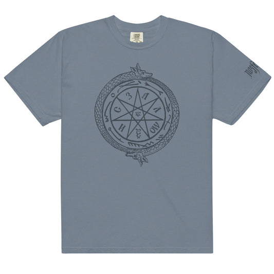 Nosferatu orlok's sigil comfort colors t-shirt - blue jean