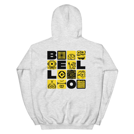 Minions hoodie bello - ash