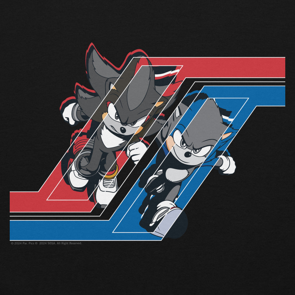 Sonic the Hedgehog 3 Shadow vs Sonic Hoodie