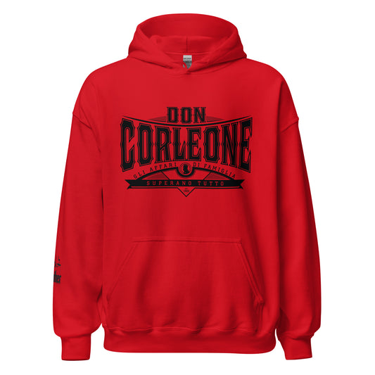 The godfather don corleone hoodie - red