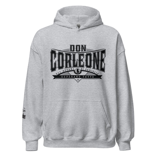 The godfather don corleone hoodie - grey