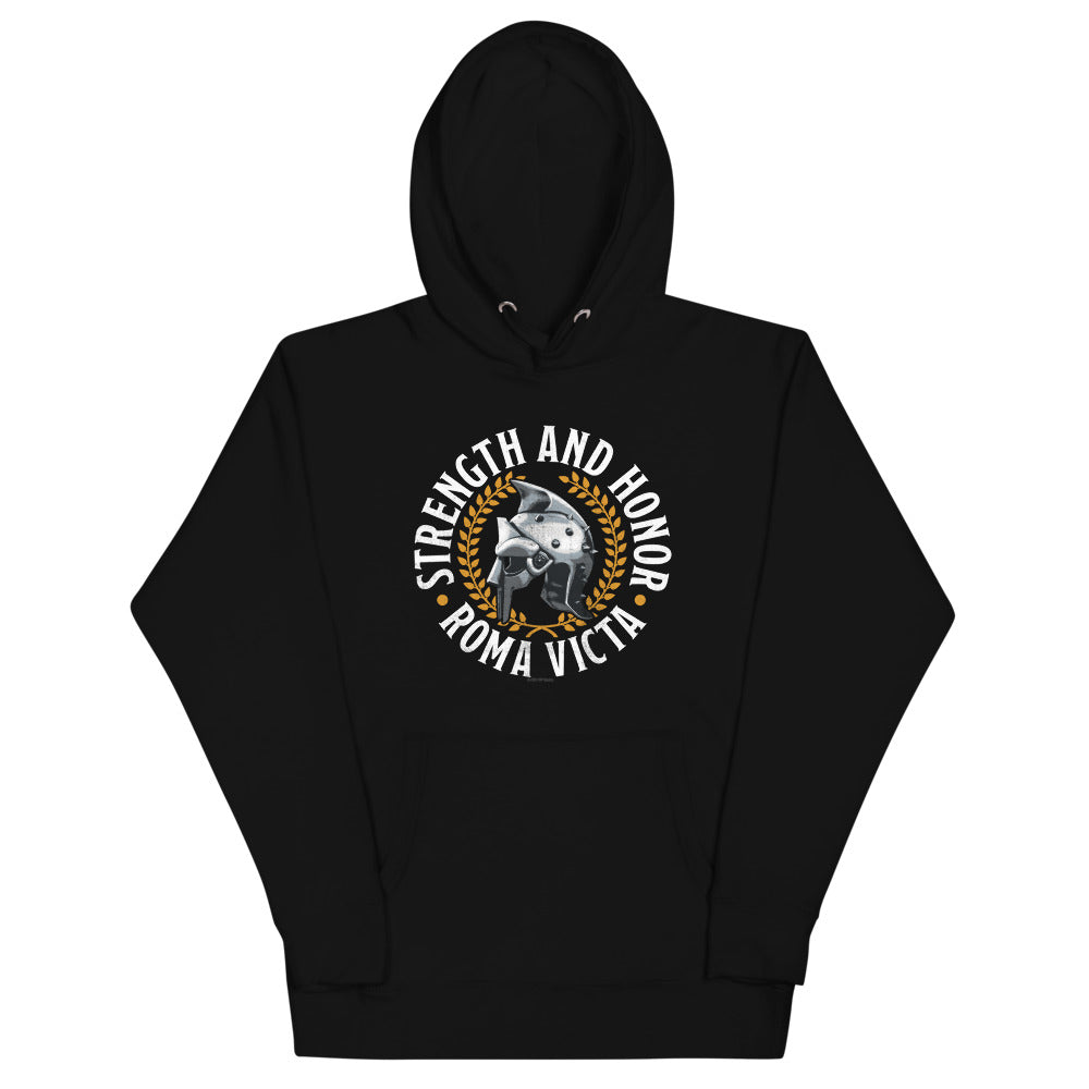 Gladiator Strength And Honor Unisex Hoodie Black
