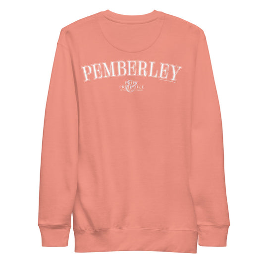 Pride & Prejudice Pemberley Unisex Fleece Pullover  Dusty Rose