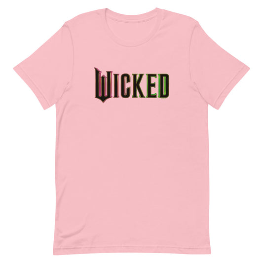 Wicked logo t-shirt - pink