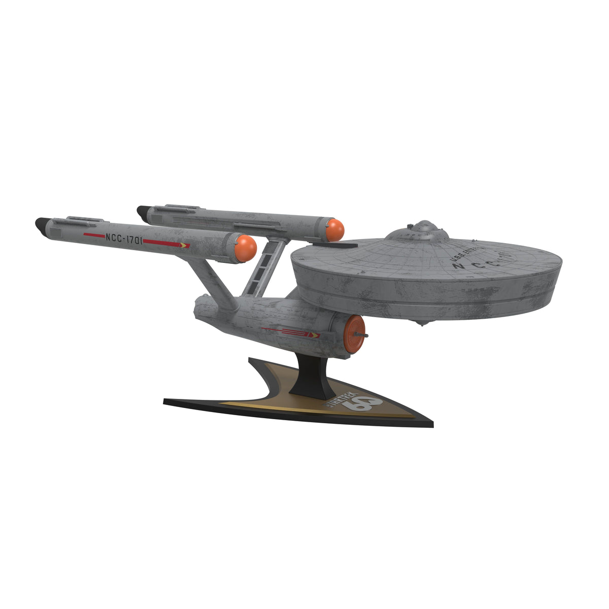 Star Trek 60th Anniversary Large Enterprise Popcorn Bucket angled view