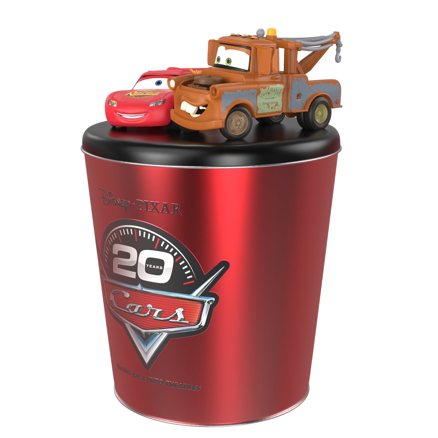 Cars 20th Anniversary 130 oz Metal Tin with Character Lid-1