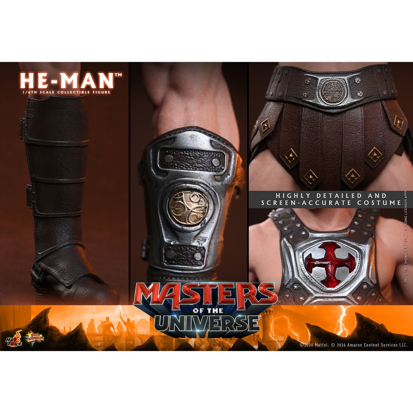 Masters of the Universe Sixth Scale Figure He-Man