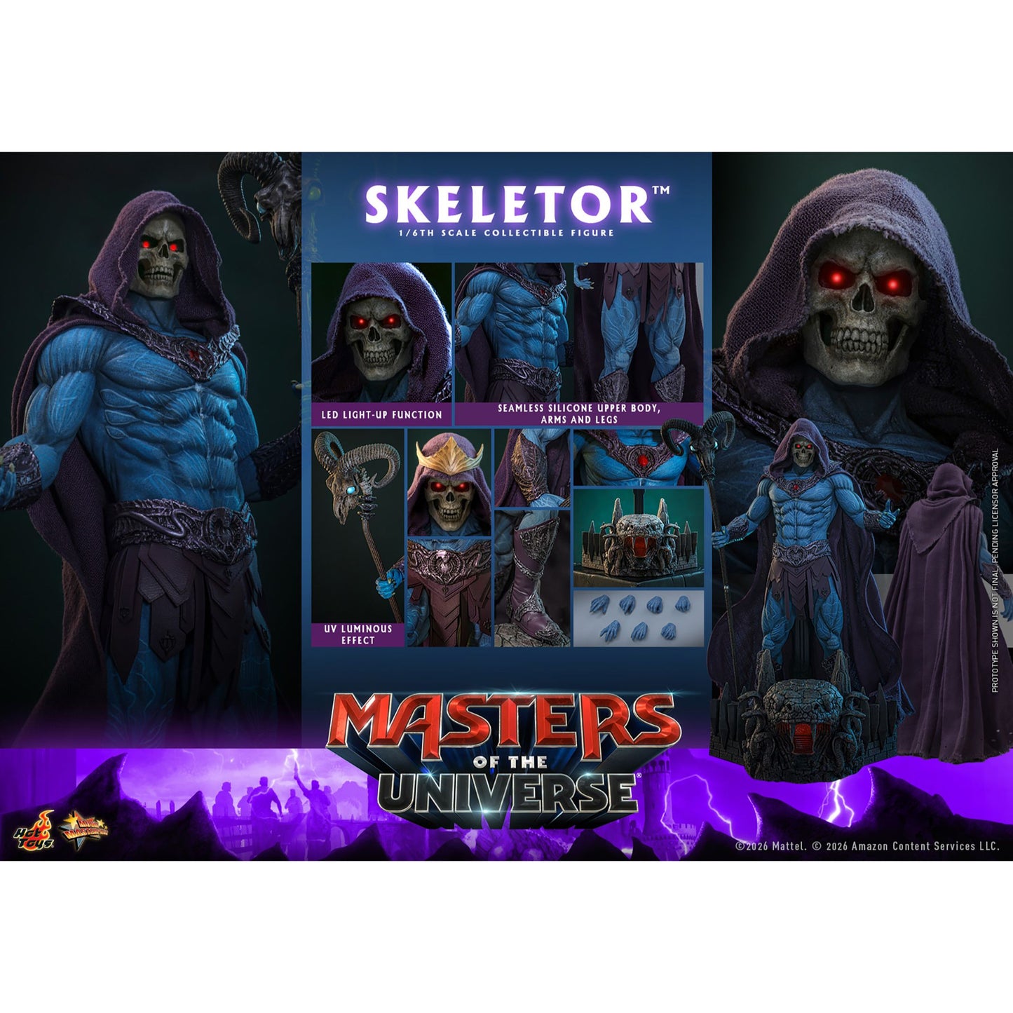 Masters of the Universe Skeletor Sixth Scale Figure