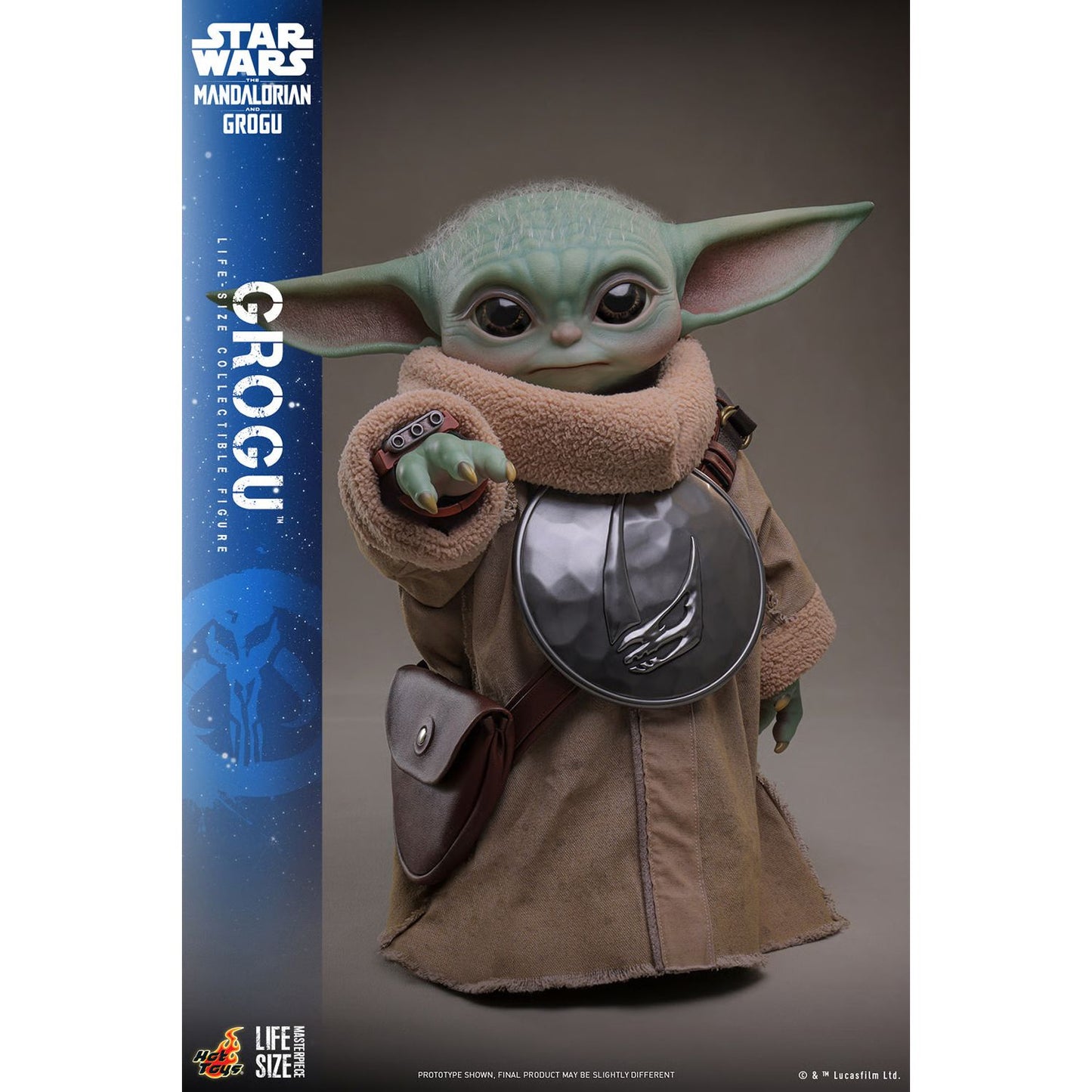 Star Wars collectible Grogu figure with 9 points of articulation