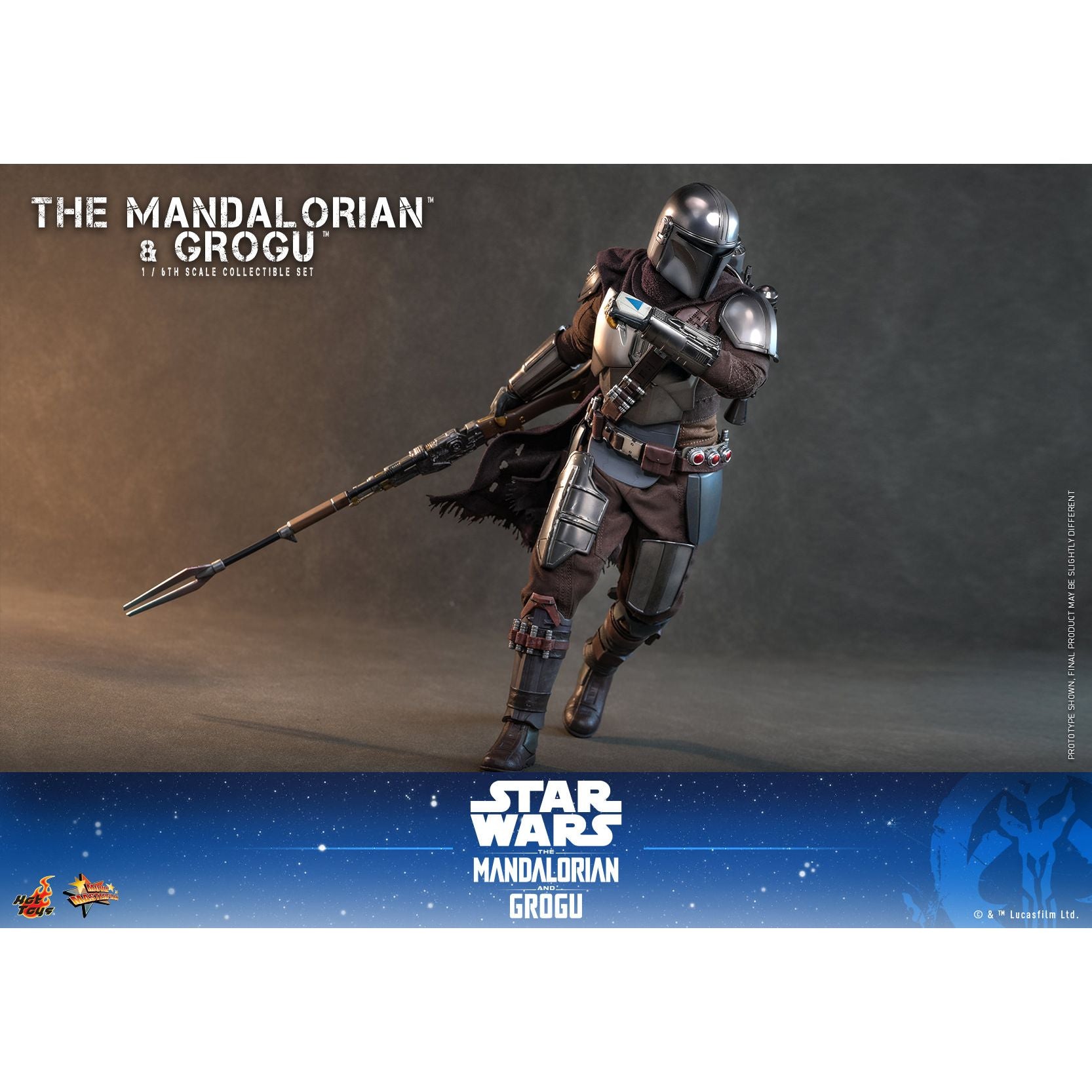 The Mandalorian™ and Grogu™ Sixth Scale Figure Set by Hot Toys-9