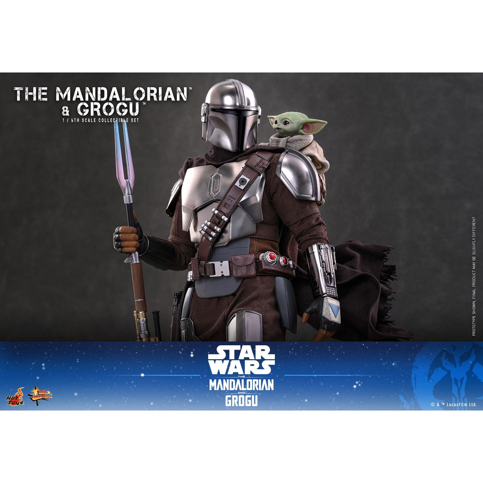 The Mandalorian & Grogu 1/6 Scale Figure Set | Cinemark Shop