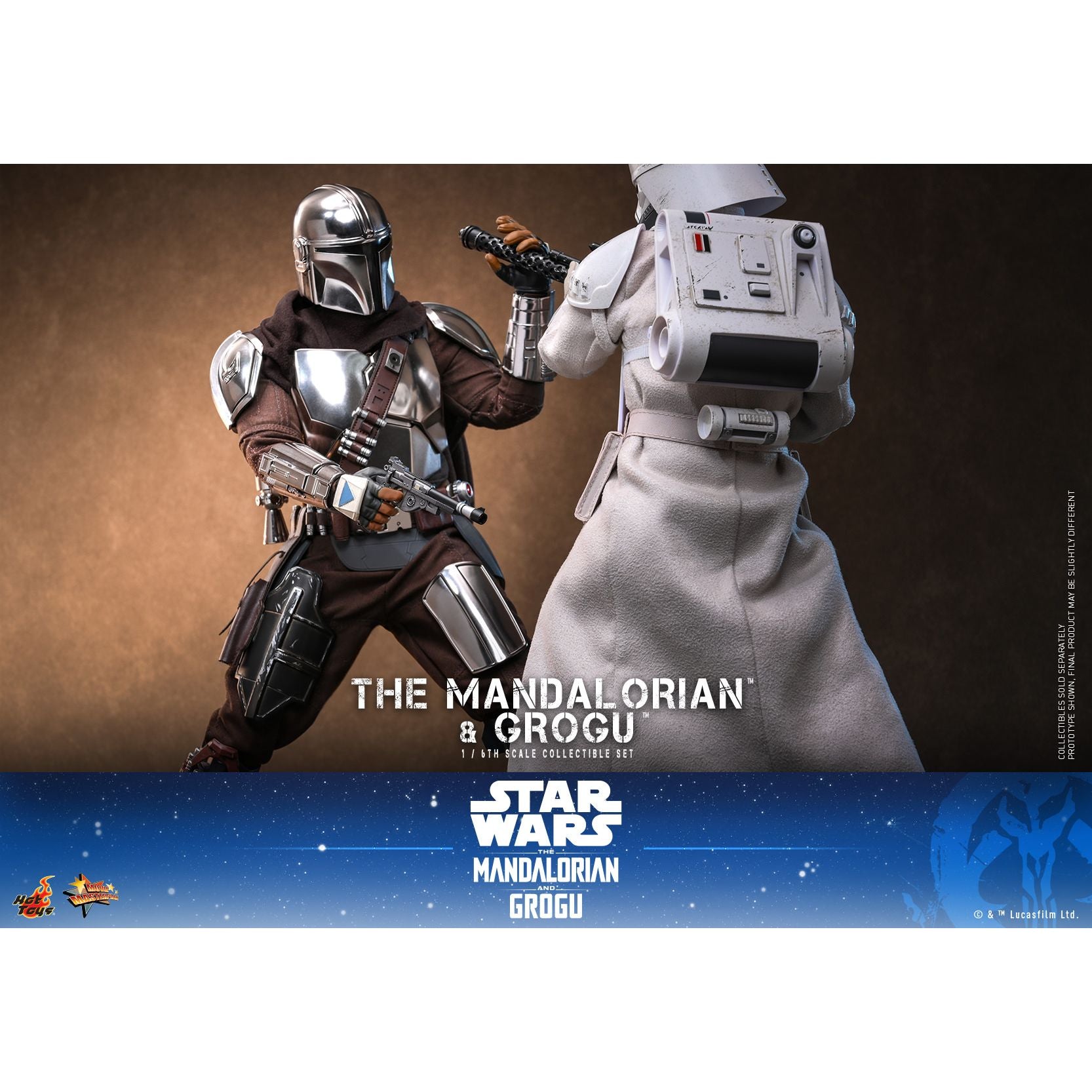 The Mandalorian & Grogu 1/6 Scale Figure Set | Cinemark Shop