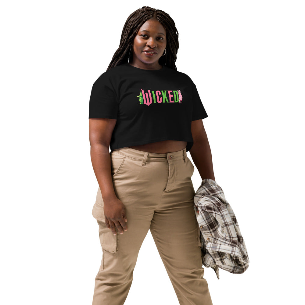 Wicked Logo Women's Cropped T-Shirt
