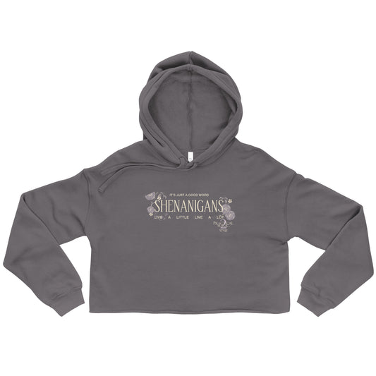 Practical Magic 2 Shenanigans cropped hoodie in black for women
