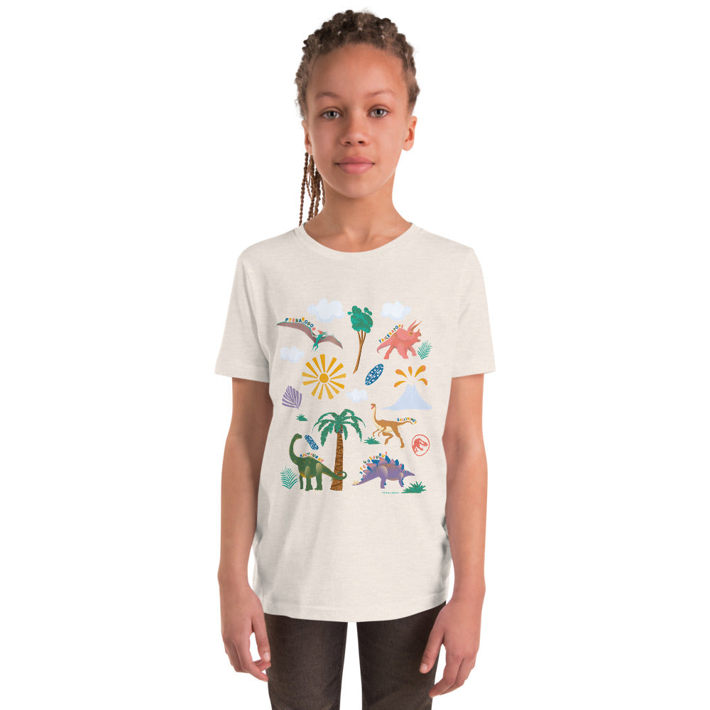 Jurassic Park Dinosaurs Youth T-Shirt