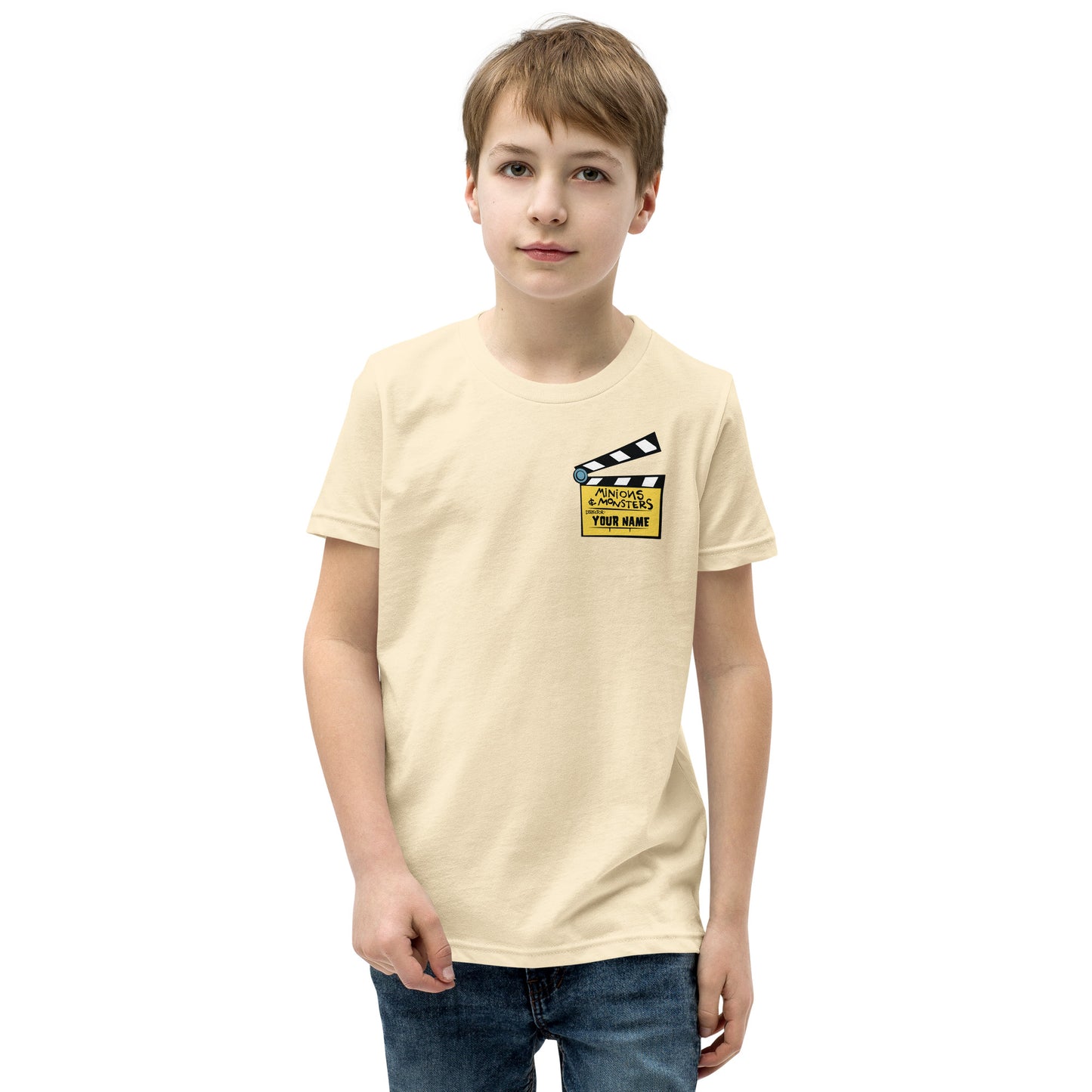 Minions & Monsters Personalized Kids T-Shirt Here to Cause Mayhem