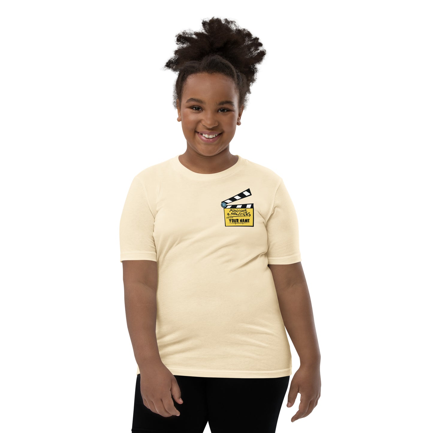 Minions & Monsters Personalized Kids T-Shirt Here to Cause Mayhem