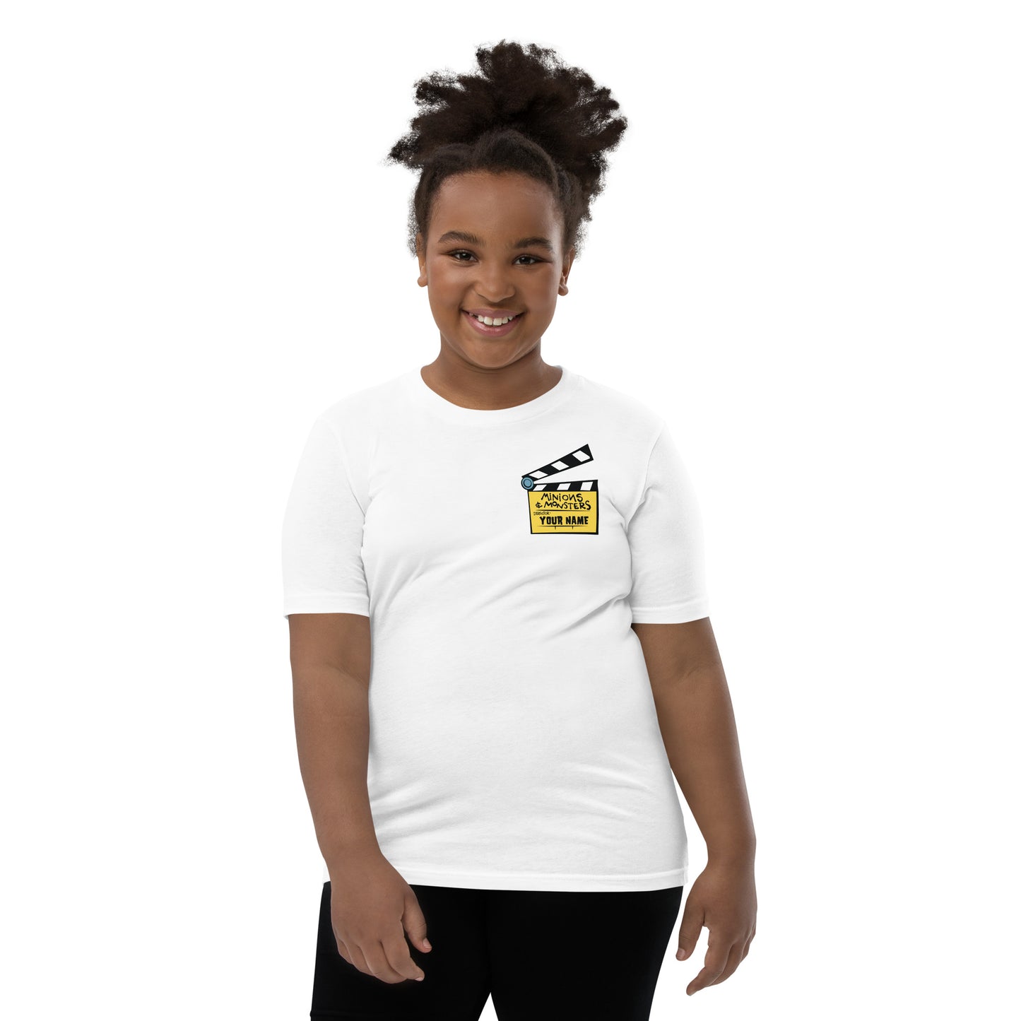 Minions & Monsters Personalized Kids T-Shirt Here to Cause Mayhem