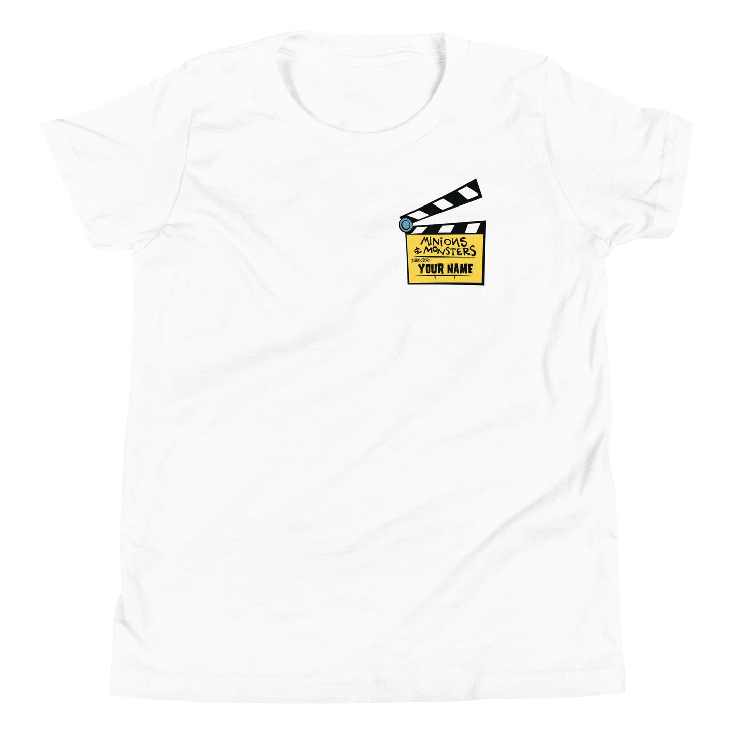 Minions & Monsters Personalized Kids T-Shirt Here to Cause Mayhem